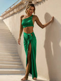 Single Shoulder Top and Skirt Set - Your Second Look