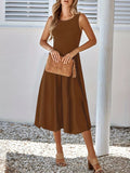 Sleeveless A - Line Midi Dress - Your Second Look