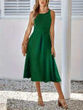 Sleeveless A - Line Midi Dress - Your Second Look