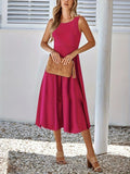 Sleeveless A - Line Midi Dress - Your Second Look