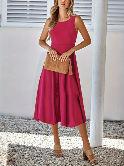 Sleeveless A - Line Midi Dress - Your Second Look