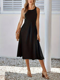 Sleeveless A - Line Midi Dress - Your Second Look