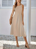 Sleeveless A - Line Midi Dress - Your Second Look