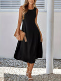 Sleeveless A - Line Midi Dress - Your Second Look