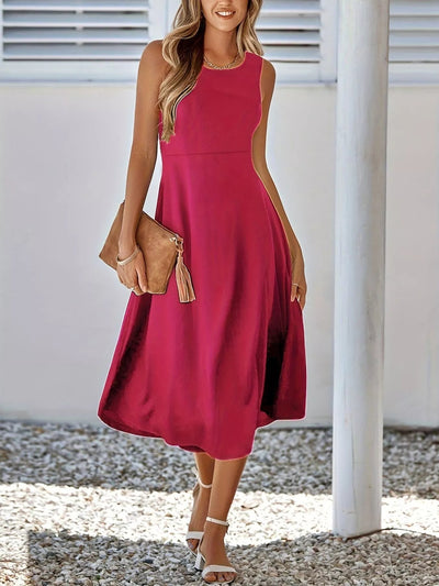 Sleeveless A - Line Midi Dress - Your Second Look