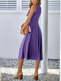 Sleeveless A - Line Midi Dress - Your Second Look