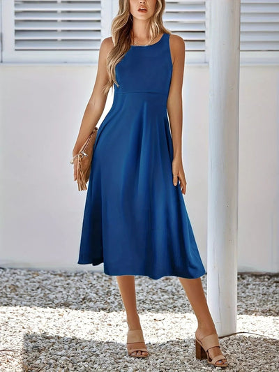 Sleeveless A - Line Midi Dress - Your Second Look