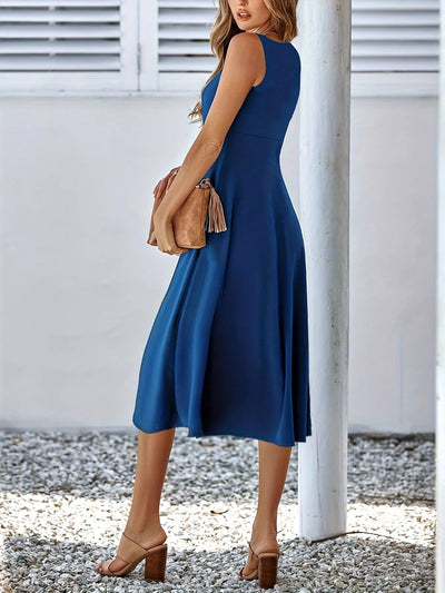 Sleeveless A - Line Midi Dress - Your Second Look
