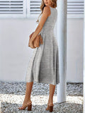 Sleeveless A - Line Midi Dress - Your Second Look