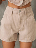 Sleeveless Button - Up Top and Shorts Denim Set - Your Second Look