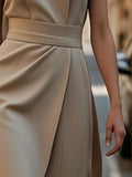 Sleeveless Midi Sheath Dress - Your Second Look
