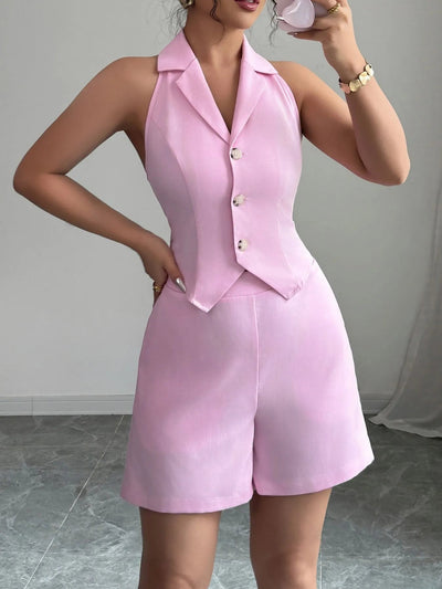 Sleeveless Vest and Shorts Set - Your Second Look