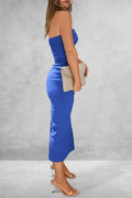 Slit Tube Midi Dress - Your Second Look