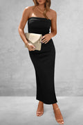 Slit Tube Midi Dress - Your Second Look