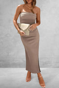 Slit Tube Midi Dress - Your Second Look