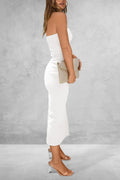 Slit Tube Midi Dress - Your Second Look