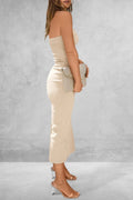 Slit Tube Midi Dress - Your Second Look