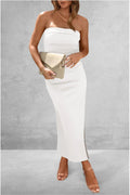Slit Tube Midi Dress - Your Second Look