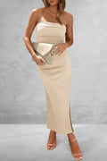 Slit Tube Midi Dress - Your Second Look