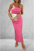 Slit Tube Midi Dress - Your Second Look