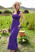 Smocked Bodice Tie Belt Jumpsuit - Your Second Look