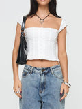 Smocked Square Neck Top - Your Second Look