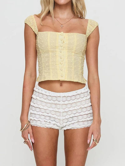 Smocked Square Neck Top - Your Second Look