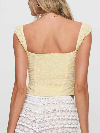 Smocked Square Neck Top - Your Second Look