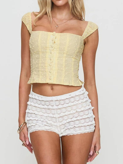 Smocked Square Neck Top - Your Second Look