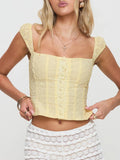 Smocked Square Neck Top - Your Second Look