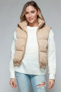 Snobbish Fine Fur Lining Quilted Vest - Your Second Look