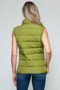 Snobbish Zip Up Turtleneck Vest with Pockets - Your Second Look