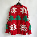 Snowflake Round Neck Sweater - Your Second Look
