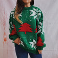 Snowflake Round Neck Sweater - Your Second Look