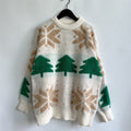 Snowflake Round Neck Sweater - Your Second Look
