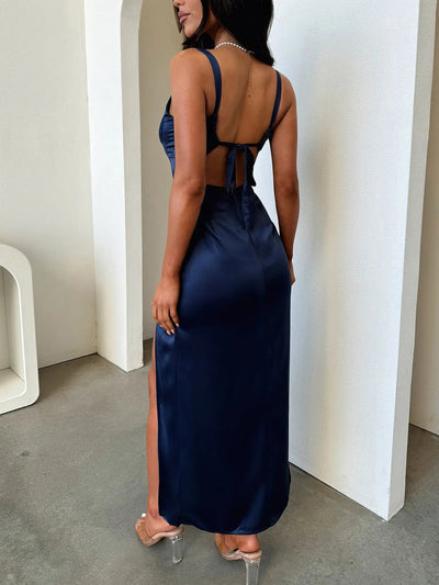Split Lace Detail Cami Dress - Your Second Look