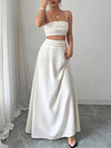 Square Neck Cami and Maxi Skirt Set - Your Second Look
