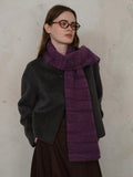 Striped Detail Knit Scarf - Your Second Look
