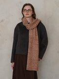 Striped Detail Knit Scarf - Your Second Look