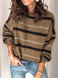Striped Round Neck Sweater - Your Second Look