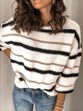 Striped Round Neck Sweater - Your Second Look