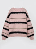 Striped Round Neck Sweater - Your Second Look
