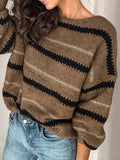 Striped Round Neck Sweater - Your Second Look