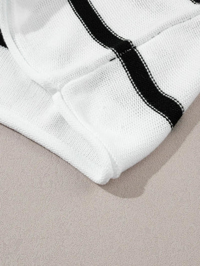 Striped Sleeve Knit Top - Your Second Look