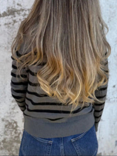 Striped Turtleneck Sweater - Your Second Look