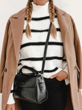 Striped Turtleneck Sweater - Your Second Look