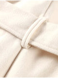 Surplice Tie Waist Outerwear - Your Second Look