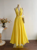 Swiss Dot Halter Neck Dress - Your Second Look