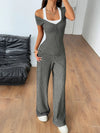 Textured Short Sleeve Top and Pants Set - Your Second Look