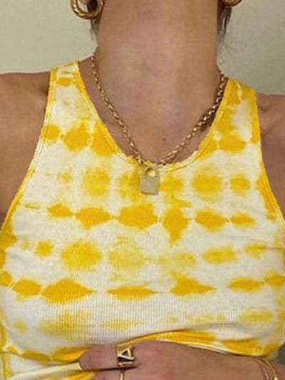 Tie - Dye Ribbed Tank Top - Your Second Look